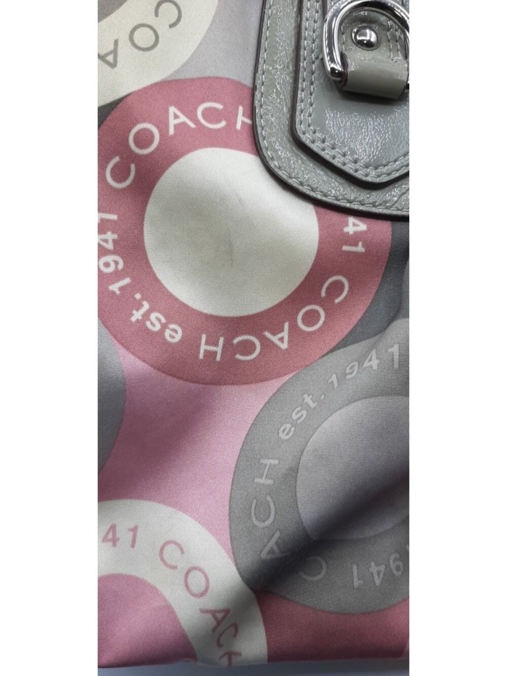 Womans Coach Purse F-15448 Satchel Handbag Pockets Label READ - Picture 13 of 13